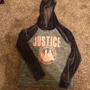 Great quality hoodie from Justice.